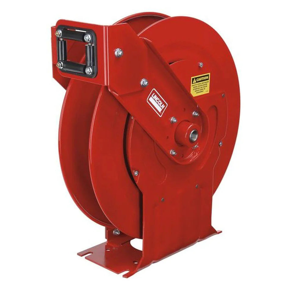 Carrete de manguera para aceite Lincoln 94100 - retracción con trinquete multiposición