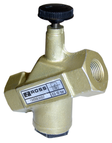Ross 1968B5007 Válvula Reguladora de Caudal 3/4" NPT Flow Control Valve Serie 19