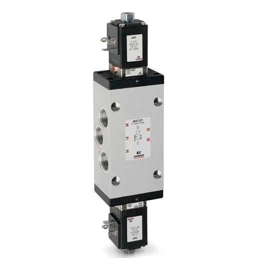 Válvula Neumática Camozzi 452C-011-22IL – Electroválvula 5/2 Vías Bistable - Tienda fluitek
