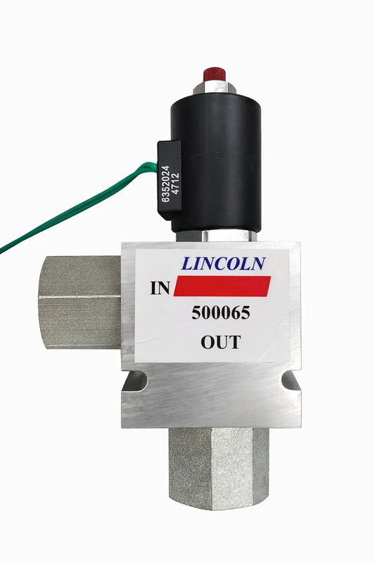 Solenoide Lincoln 500065 – 24VDC High Flow - Tienda fluitek