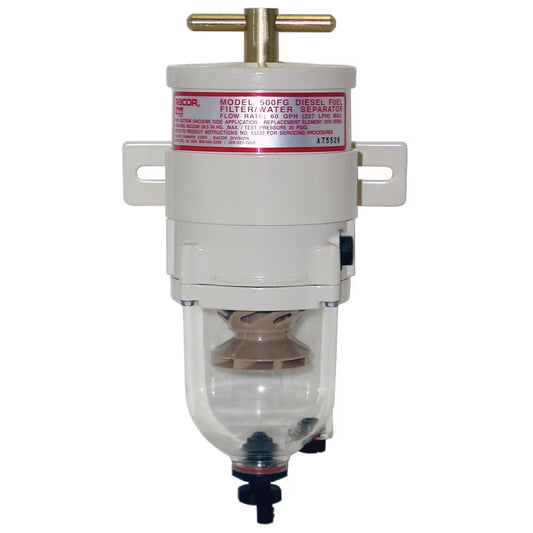 Filtro Separador de Agua y Combustible Parker Racor 500FG10 60 GPH 10 Micrones - Tienda fluitek